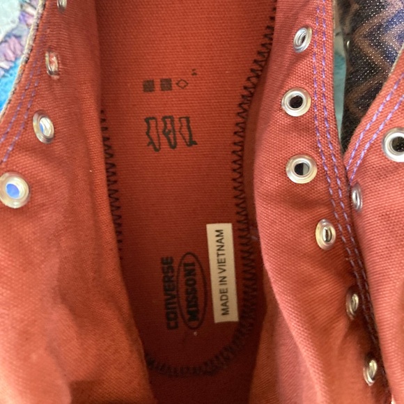 Converse Multicolored Zigzag High-Top Sneakers - Picture 6 of 8